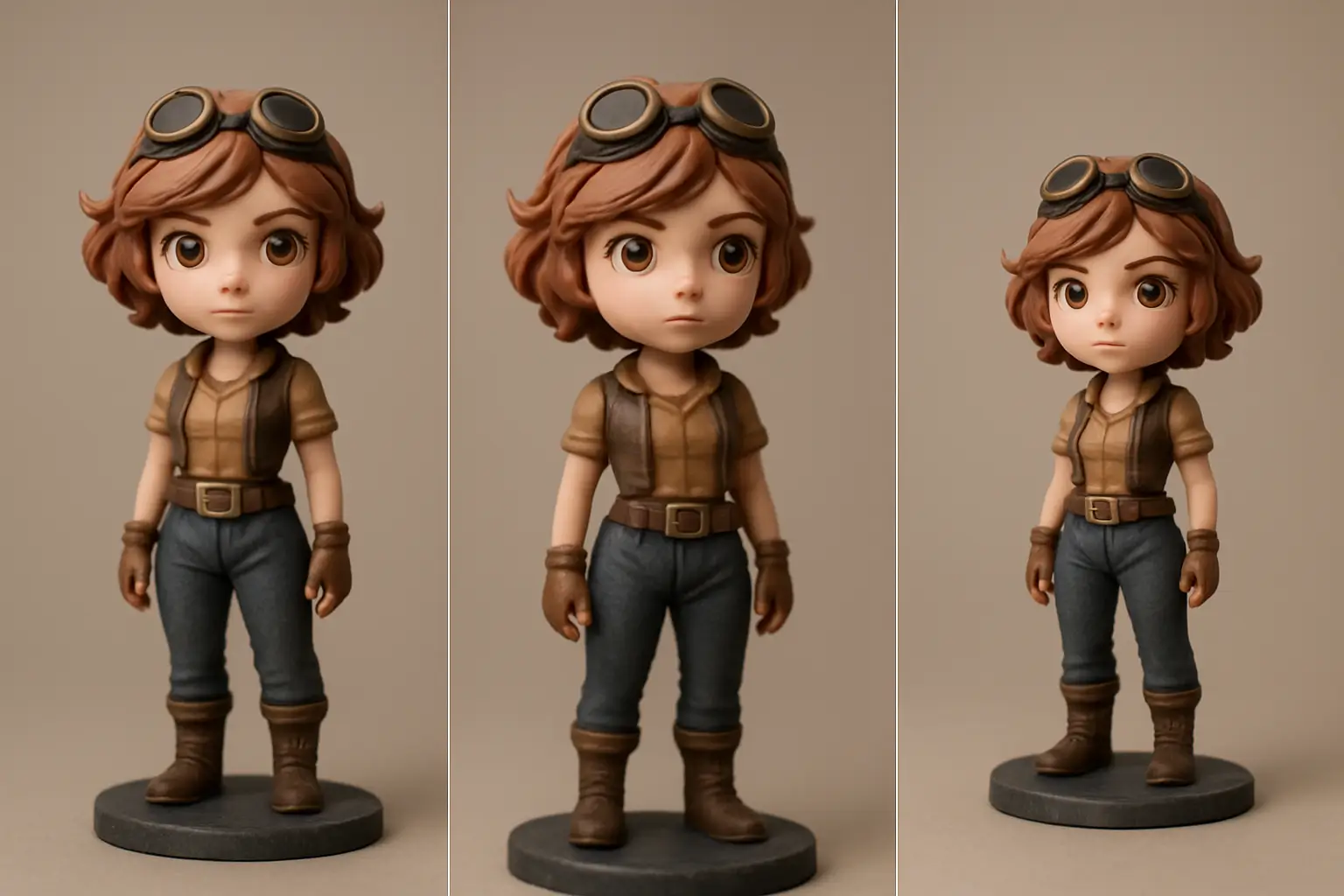 Multiple figurine scale options feature